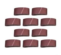 Lot de 10 bandes abrasives grain 60 100 x 560 mm en oxyde d'aluminium pour bois, métal, plastique, cuir - Heavy Duty Grinding Stripping Paint