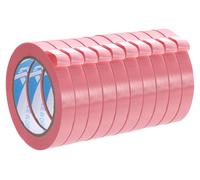 Lot de 10 bandes de fermeture pour sacs, 1,5 cm x 90 m, couleur rose