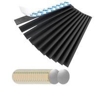 Lot de 10 Bandes magnétiques Auto-adhésives résistantes, 150 x 25 mm, avec 20 Bandes métalliques, Dos adhésif, adaptées aux Cuisines, Bureaux et écoles