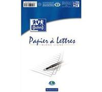 Lot de 10 blocs correspondance de 50 feuilles. Papier ligné velin 80 grammes 148x210 mm G