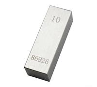 Lot de 10 blocs de jauge en acier avec dureté HRC64 pour étalonnage d'atelier d'usinage, kit de jauge d'épaisseur métrique pour métrologie dimensionnelle et outils d'inspection d'atelier