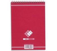 Lot de 10 Blocs sténo format 14,8 x 21 cm, 180 pages uni G