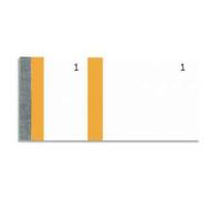 Lot de 10 Blocs vendeur 100 feuillets 60x135 mm orange