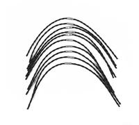Lot de 10 bobines de fil de débroussailleuse compatibles avec Bosch ART23 ART26 ART30 F016800431 et GL680 GL685 GL686 GL687 GL690 3,5 mm x 31 cm par unité
