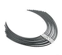 Lot de 10 bobines de fil pour débroussailleuse pour Bosch Afs 23-37, 38 cm