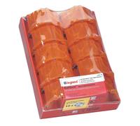 Lot de 10 boîtes à encastrer 1 poste Batibox multimatériaux