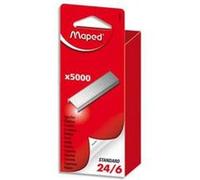 Lot de 10 Boites de 5 000 agrafes 24/6 boîte brochable G
