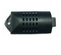 Lot de 10 boîtiers de capteur de température et d'humidité, boîte de jonction en plastique pour capteurs, boîte de jonction compacte avec trous de vis, 59 x 26,4 x 13,7 mm pour l'industrie (noir)