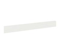 Lot de 10 bordures de gazon 100 x 12 cm en acier blanc | Résistant, peinture électrostatique, flexible, montage facile, idéal pour le jardin
