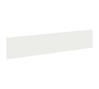 Lot de 10 bordures de gazon 100 x 22 cm en acier blanc | Durable, flexible, installation facile, finition peinte en poudre, design moderne pour jardin