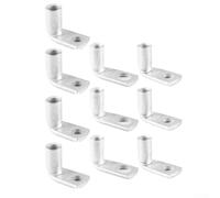 Lot de 10 bornes à sertir électriques fabriquées à partir de cuivre étamé pour prendre en charge l'intégrité du signal fiable et l'efficacité du transfert d'énergie (T90-25/10)