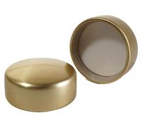 Lot de 10 bouchons à vis GPI33 dorés pour goulot de bouteille de 33 mm
