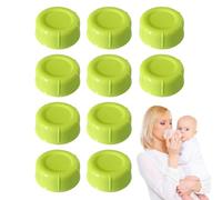 Lot de 10 bouchons de bouteille - Couvercles compacts de qualité supérieure avec construction robuste - Bonnets réutilisables multi-usages pour les voyages en avion de voiture