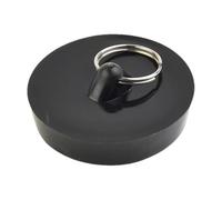 Lot de 10 bouchons de lavabo en caoutchouc - Diamètre : 47 mm - Avec crochets - Pour lavabo, évier de cuisine