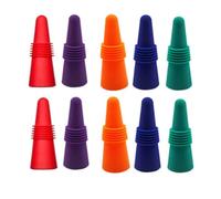 Lot de 10 bouchons réutilisables en silicone pour bouteille de boisson, bière, champagne, boisson, alcool