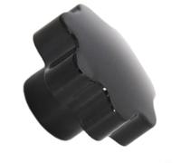 Lot de 10 boutons en forme d'étoile en plastique pour M6 M8 et M10 Noir | Plastique avec insert en laiton, tailles de filetage M6-M12, serrage solide, remplacement facile, idéal pour les fixations et