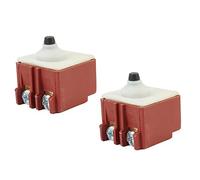 Lot de 10 boutons poussoirs pour meuleuse d'angle 250 V 5 A pour Bosch GWS6/8-100 TWS6600
