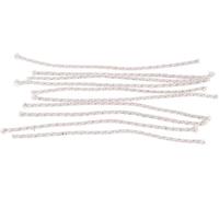 Lot de 10 briquets à essence professionnels blancs de rechange en fil de cuivre pour allume-feu à huile kérosène