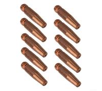 Lot de 10 buses de contact en cuivre 11T-30 pour Lincoln pour magnum pour alliage de cuivre MIG 11T-30 alésage intérieur précis pour buses de contact MIG MAG Lot de 10 pièces pour buses de soudage