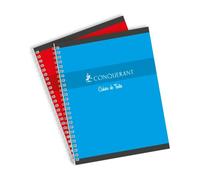 Lot de 10 Cahier de Textes Sept reliure intégrale 17x22, 124p./62 feuilles 70g/m², Séyès, coloris assortis (2)