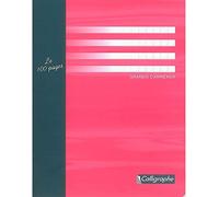 Clairefontaine Cahier d'essai piqué Calligraphe 7000 17x22 cm grands carreaux 96 p 56 g - Assortis