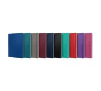 Lot de 10 Cahier Signature broché B5, 160p./80 feuilles 90g/m², ligné 6mm + marge, coloris assortis (10)