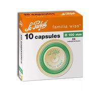 Boite de 12 capsules Familia Wiss - 100mm - Vert