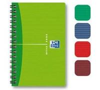 Lot de 10 Carnets spirales, couverture souple, Format 9 x 14 cm, 180 pages, Quadrillé 5 x 5 G