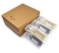 Lot de 10 cartons pour bouteilles, avec coussins d'air gonflables, pour 6 bouteilles