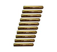 Lot de 10 cartouches d'ancrage composite M10 pour foret Ø 12 mm Mortier en résine synthétique Cartouche en verre Cartouche de mortier Cheville chimique