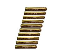 Lot de 10 cartouches d'ancrage composite M16 pour foret de 18 mm de diamètre - Mortier en résine synthétique - Cartouche en verre - Chevilles chimiques