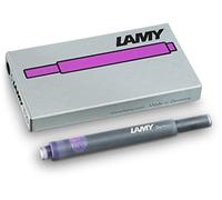 Lot de 10 cartouches d'encre LAMY T10 à grande capacité - compatibles avec tous les modèles de stylos plume Lamy - Contenance: 1,25 ml par cartouche - 5 pièces par paquet - Couleur de l'encre: violet
