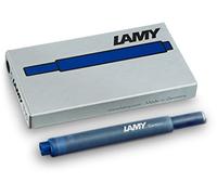 Lot de 10 cartouches d'encre LAMY T10 à grande capacité - compatibles avec tous les modèles de stylos plume Lamy - Contenance: 1,25 ml par cartouche - 5 pcs par paquet - Couleur de l'encre: bleu-noir