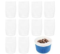 Lot de 10 Chaussette Skimmer Piscine, Chaussettes Filtrantes Réutilisables en Nylon Élastique, Chaussette Filtre Piscine, Chaussettes de Skimmer de Piscine pour Panier, Pour Les Débris et La Saleté