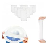 Lot de 10 chaussettes d'écumoire de piscine, chaussettes filtrantes en maille fine pour paniers de piscine, accessoires réutilisables pour pré-filtre