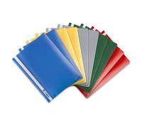 Lot de 10 chemises en plastique A4 ELBA 100742 Moderne 31 x 22,8 x 0,3 cm couleurs assorties