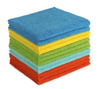 Lot de 10 Chiffons de Nettoyage en Microfibre, Torchons Lavette Microfibre Ménage Plus Doux, Plus Absorbants, Non Pelucheux,