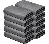 Lot de 10 chiffons de nettoyage magiques épais 30 x 30 cm Réutilisables en microfibre sans peluches Chiffon de nettoyage magique pour cuisine, verre, salle de bain