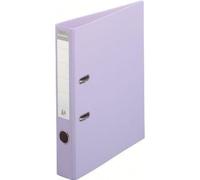 Lot de 10 Classeur à levier A4, dos 50mm, recouvert PVC, coloris lilas