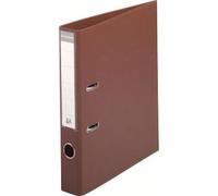 Lot de 10 Classeur à levier A4, dos 50mm, recouvert PVC, coloris marron