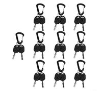 Lot de 10 clés d'allumage pour tondeuse autoportée compatibles avec 925-1745 725-2054 140401, clés de commutation en plastique et métal pour tracteurs de pelouse, lot de 10 pièces de rechange