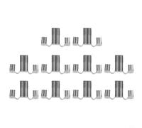 Lot de 10 clips de vidange d'eau en acier inoxydable pour cadre de panneau solaire - Guide de redirection de boue pour cadres de 30 mm, 35 mm, 40 mm, anti-poussière, augmentation de la génération