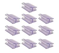 Lot de 10 clips porte-étiquettes pour étagère | Clip porte-étiquette pour organisation de magasin de détail, accessoires de grille pour affichage, support de cartes