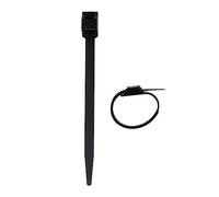 Lot de 10 colliers de câblage 6x114mm - Noir - Zenitech