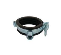 Lot de 10 colliers de serrage 41-48 mm 1 1/2" M8/10 en acier galvanisé