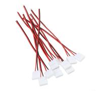 Lot de 10 connecteurs de bande LED à 2 broches 10 mm de largeur pour ruban LED SMD 3528 5050 - Couleur unique - Sans soudure nécessaire