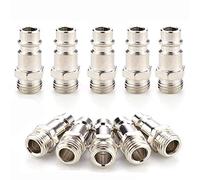 Lot de 10 connecteurs de conduite d'air, coupleur d'air 6,35 mm BSP mâle femelle Euro Kit de raccords de compresseur