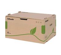 Lot de 10 Container archives Eco, ouverture devant, en carton recyclé