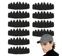 Lot de 10 coussinets absorbants pour casquette de baseball | Bandes octogonales absorbantes pour éviter les taches et les odeurs - Bandeau absorbant pour homme et femme
