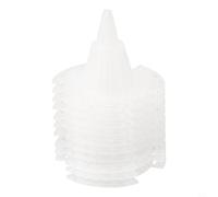 Lot de 10 coussinets en maille pour pot de fleurs, filet de drainage respirant en polypropylène avec aile fixe pour plus de stabilité, grille inférieure réutilisable en 3 tailles pour pots de fleurs
